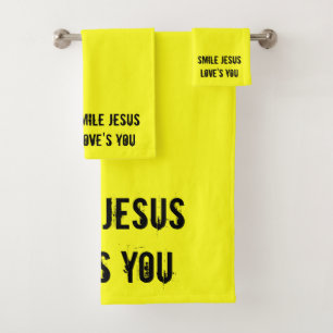 Conjunto De Toalhas Jesus te ama