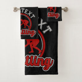 Conjunto De Toalhas Jogador de Equipe do Campeão de Granás do NOME DE 