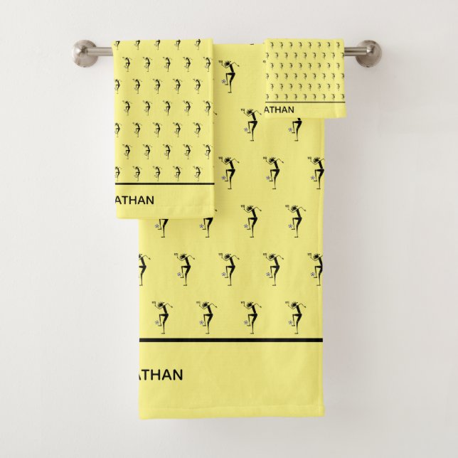 Conjunto De Toalhas Jogador de Futebol Silhout Incrível (Insitu)