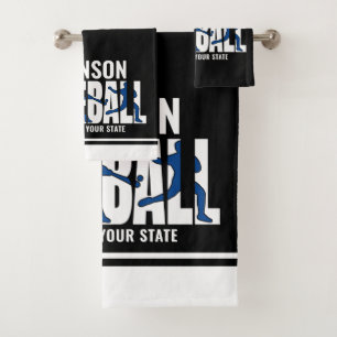 Conjunto De Toalhas Jogador de Jogo de NOMES ADD da Equipe de Baseball