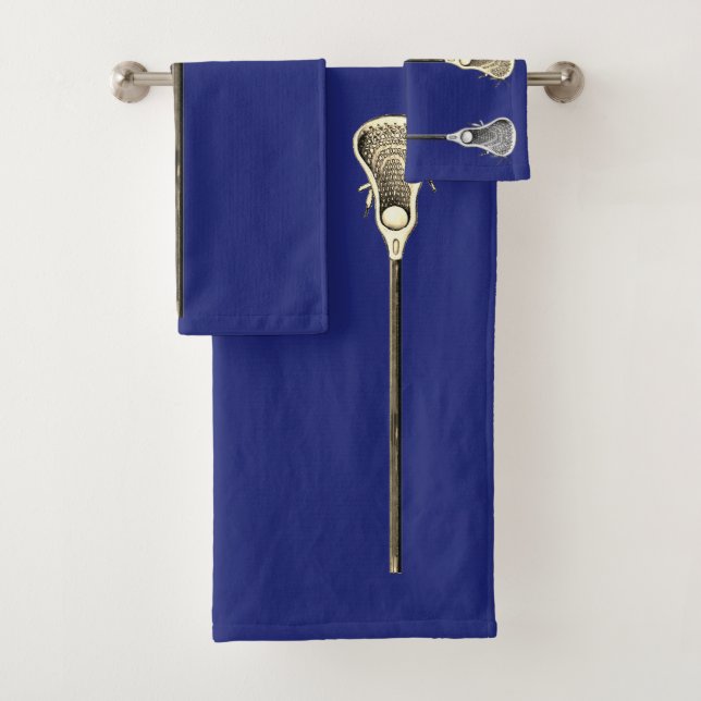 Conjunto De Toalhas Jogador de Lacrosse (Insitu)