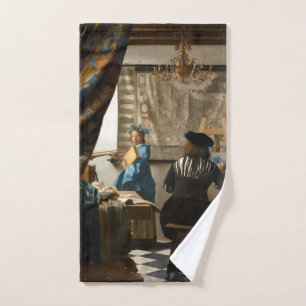 Conjunto De Toalhas Johannes Vermeer - A Alegoria da Pintura