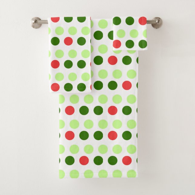 Conjunto De Toalhas Jolly Holiday Polka Dots (Insitu)