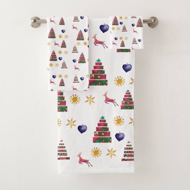 Conjunto De Toalhas Joy de inverno (Insitu)