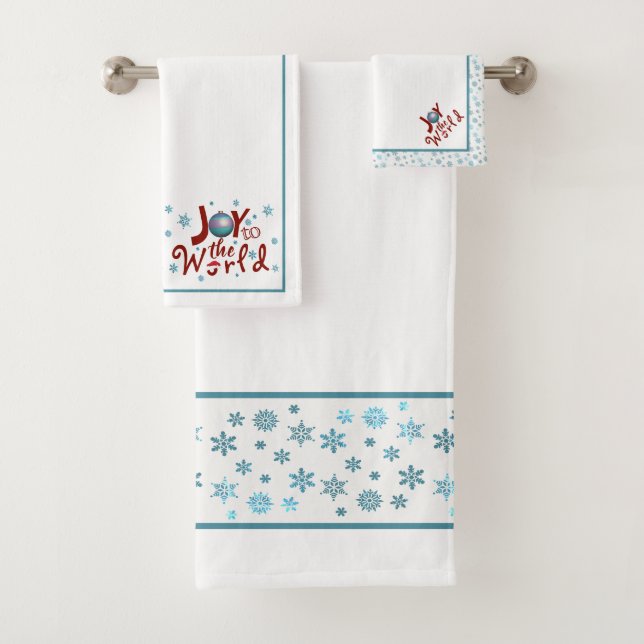 Conjunto De Toalhas Joy To The World (Insitu)