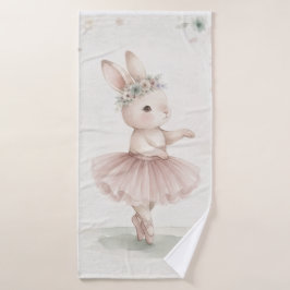 Conjunto De Toalhas Juego de toallas infantiles con conejita tierna