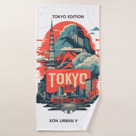 CONJUNTO DE TOALHAS JUEGO DE TOALLAS TOKYO EDITION