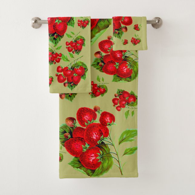 Conjunto De Toalhas Juicy Strawberry (Insitu)