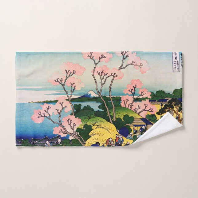 Conjunto De Toalhas Katsushika Hokusai - Gotenyama, Tokaido, Shinagawa (Toalha de mão)
