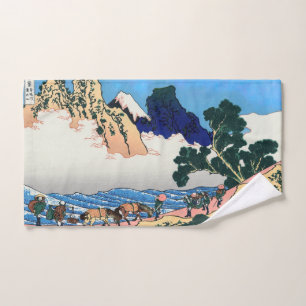 Conjunto De Toalhas Katsushika Hokusai - Trás de Fuji, Rio Minobu