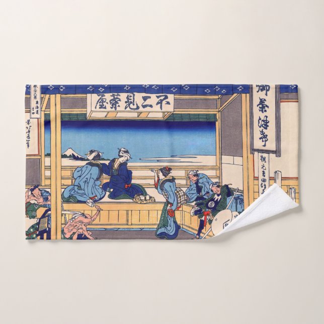 Conjunto De Toalhas Katsushika Hokusai - Yoshida no Tokaido (Toalha de mão)