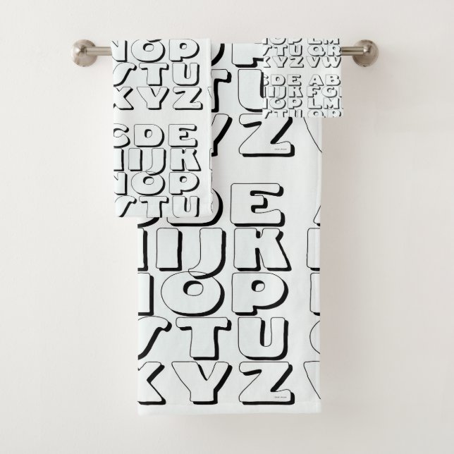 Conjunto De Toalhas Kids Alphabet (Insitu)