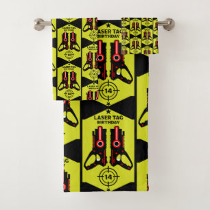 Conjunto De Toalhas Kids Toy Gun Batalha