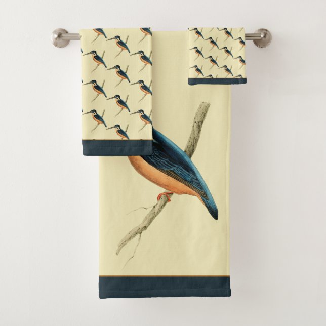 Conjunto De Toalhas Kingfisher asiático (Insitu)