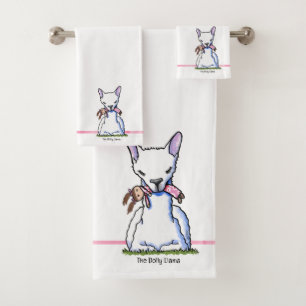 Conjunto De Toalhas KiniArt Dolly Llama