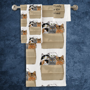 Conjunto De Toalhas Kit de Iniciação de Lady Cat