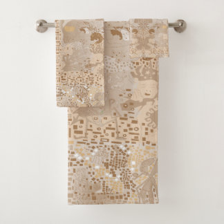 Conjunto De Toalhas Klimpt Inspirou Rave Man Patterno