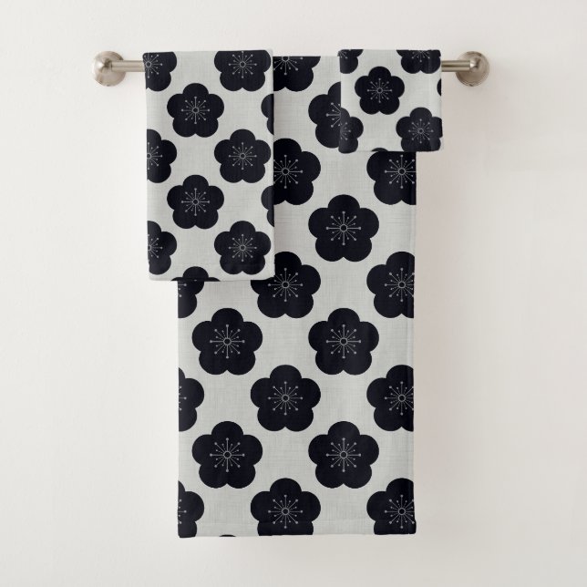 Conjunto De Toalhas KURO UME - Bold-White (Insitu)