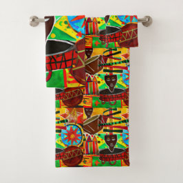 Conjunto De Toalhas Kwanzaa