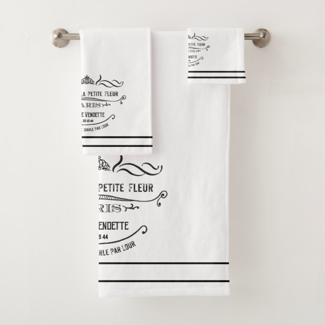 Conjunto De Toalhas L luxuoso' hotel De La Pequeno Fleur (Insitu)