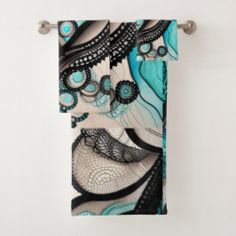 Conjunto De Toalhas Lacy Lady