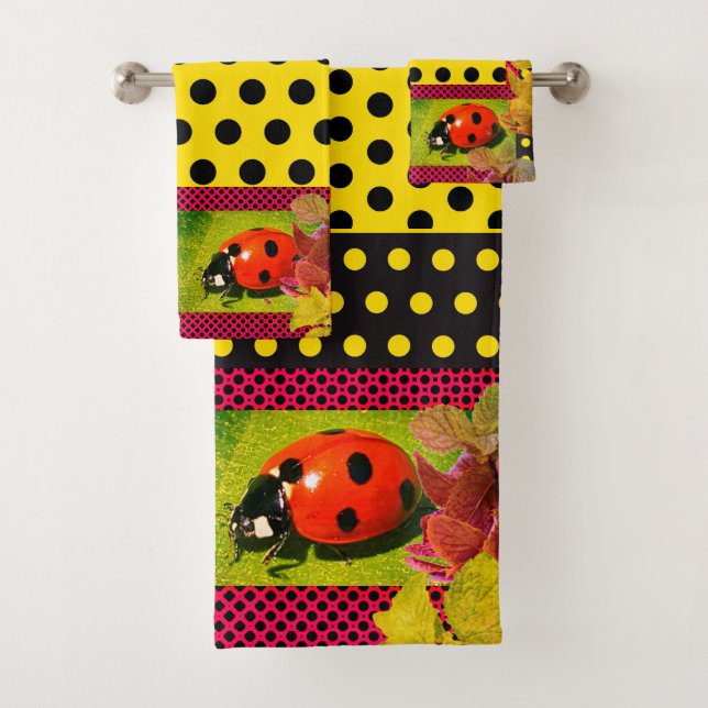 Conjunto De Toalhas Ladybug Luck (Insitu)
