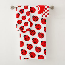 Conjunto De Toalhas Ladybug Monograma