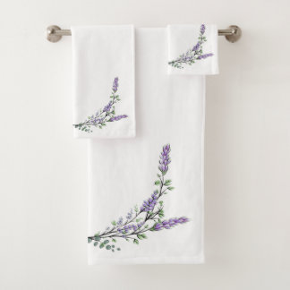 Conjunto De Toalhas Lavanda e Eucalyptus