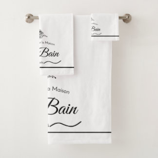 Conjunto De Toalhas Le Bain Paris