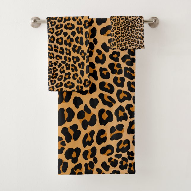 Conjunto De Toalhas Leopardo (Insitu)