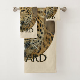 Conjunto De Toalhas Leopardo