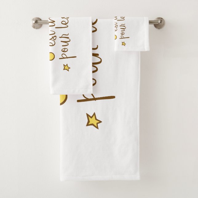 Conjunto De Toalhas L'essentiel est invisível pour les yeux (Insitu)