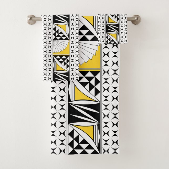 Conjunto De Toalhas Levantamento nativo sudoeste em amarelo (Insitu)