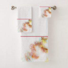 Conjunto De Toalhas Libélulas aquarela