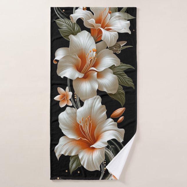 Conjunto De Toalhas Lily Flowers (Toalha de Banho)