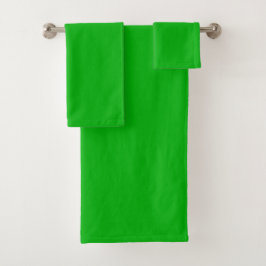 Conjunto De Toalhas Lima Verde Pavão