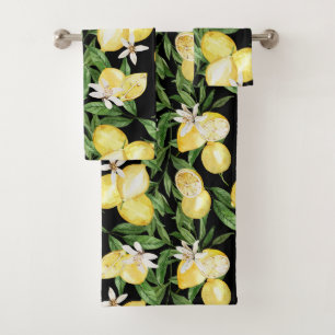 Conjunto De Toalhas Limões de Verão e limão 