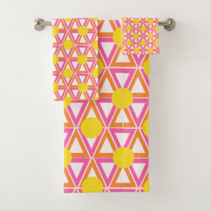 Conjunto De Toalhas Limonada Rosa
