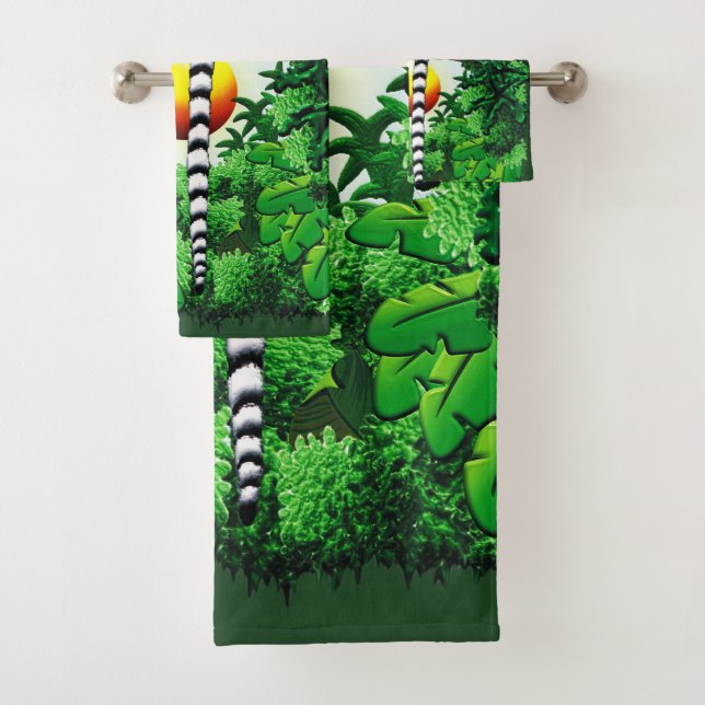 Conjunto De Toalhas Limur de Madagáscar (Insitu)