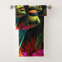 Linda Arte Neon Woman, Cores Vibrantes