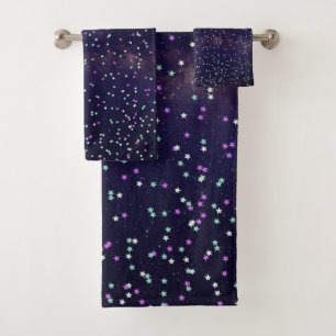 Conjunto De Toalhas Linda galáxia, estrelas