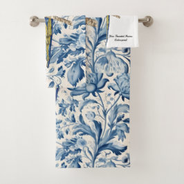 Conjunto De Toalhas Linda Macaw Ameaçada Pintada À Mão