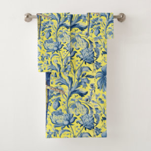 Conjunto De Toalhas Linda Macaw Ameaçada Pintada À Mão