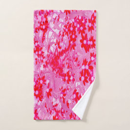 Conjunto De Toalhas Lindas Flores Vermelhas