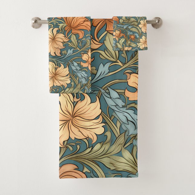 Conjunto De Toalhas Lindo Morris artístico desenhado à mão (Insitu)