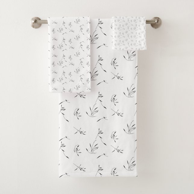 Conjunto De Toalhas Língua, Cinza de pomba (Insitu)