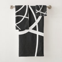 Linhas brancas contra fundo preto