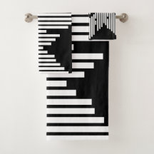 Linhas trincadas a preto e branco