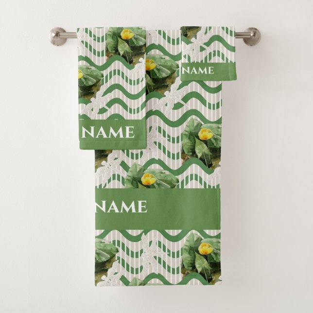 Conjunto De Toalhas Lírios de água, impermeabilização (Insitu)