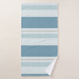 Conjunto De Toalhas Listra Azul Horizonte Nórdico